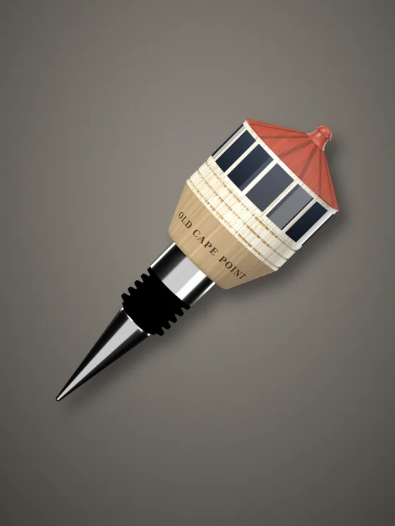 The Old Cape Point Lighthouse Lantern wine stopper